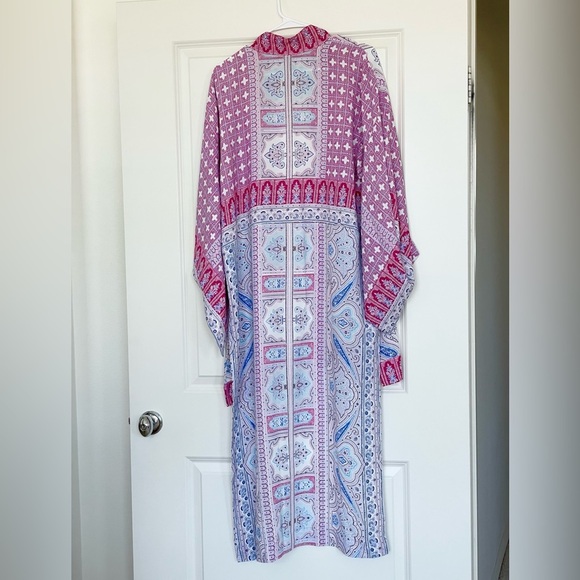 Bcbgmaxazria Shannan print tunic cover up xs/s - Picture 5 of 6